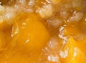 Homemade Peach Cobbler Recipe