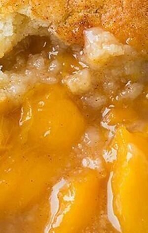Homemade Peach Cobbler Recipe