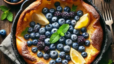 Blueberry Lemon Dutch Baby Recipe