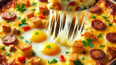 Cheesy Breakfast Casserole Recipe